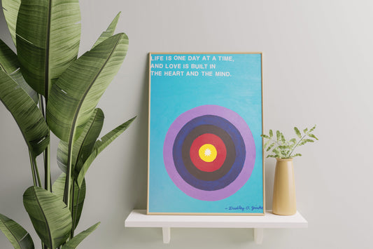 "Life is One Day at Time" -Painted by: Dudley Ormston Zinke (Digital Download)