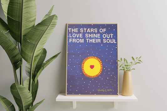 "Stars of Love" -Painted by: Dudley Ormston Zinke (Digital Download)