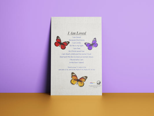 "I Am Loved" Poem-Written by: Dudley Ormston Zinke (Digital Download)