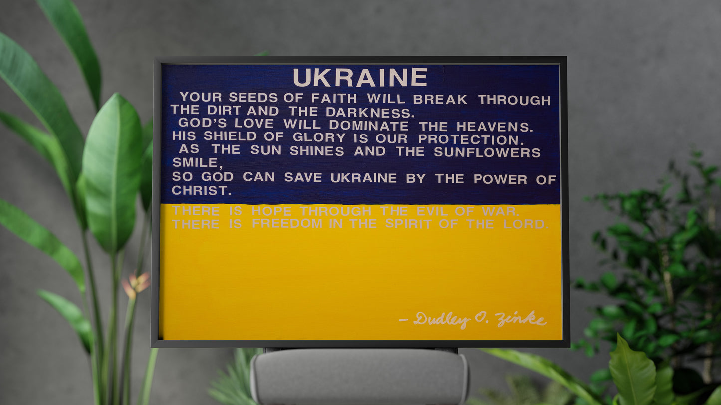 "Ukraine: Your Seeds of Faith" -Painted by: Dudley Ormston Zinke (Digital Download)