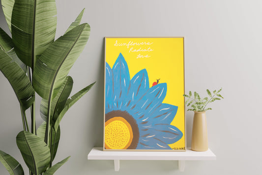 "Sunflower" -Painted by: Dudley Ormston Zinke (Digital Download)